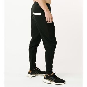 ZYIA MEN BLACK TRACK SPORT JOGGERS SIZE MEDIUM